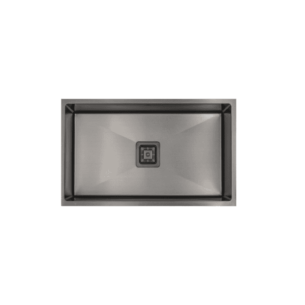 Stainless steel undermount kitchen sink with modern design and durable construction for commercial and residential kitchens. Perfect for sleek, easy-to-clean kitchen setups.