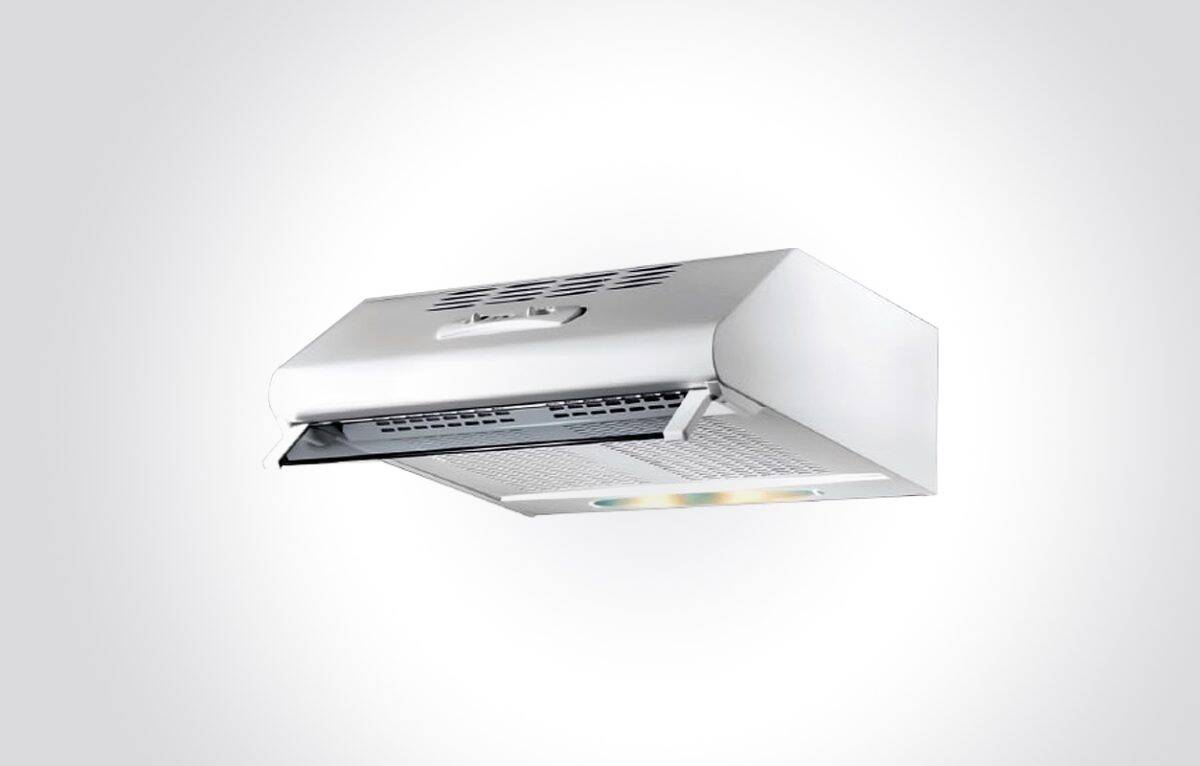 CM C3 Undercabinet White Slider Control Hood 60cm - Image 1