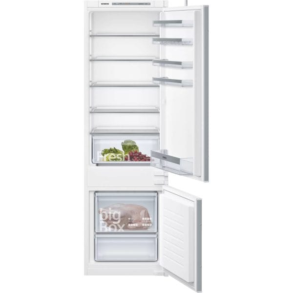 Siemens 274L Built-in Fridge-Freezer with Freezer at Bottom Sliding Hinge