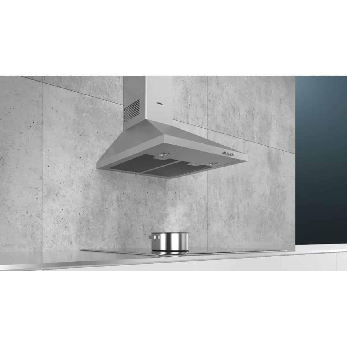 Siemens Wall Mounted Pyramidal Hood Stainless Steel 60cm - Image 3