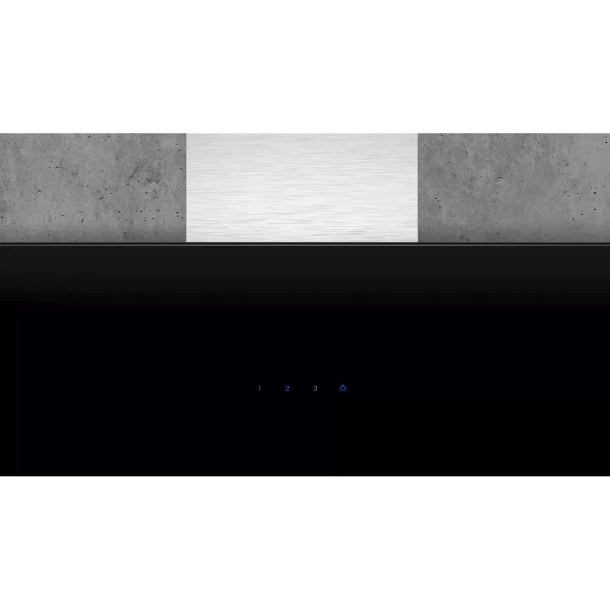 Siemens Wall-mounted Chimney Hood Clear Glass Black 90cm - Image 5