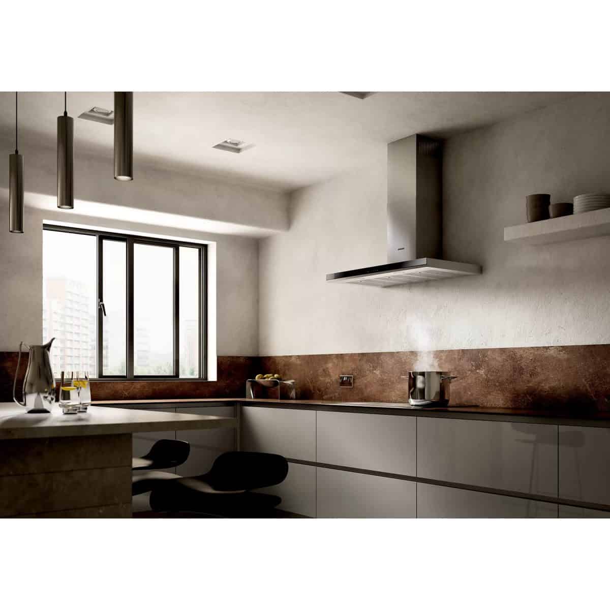 Siemens Wall-mounted Hood Stainless Steel 90cm - LC97BHM50B - Image 2