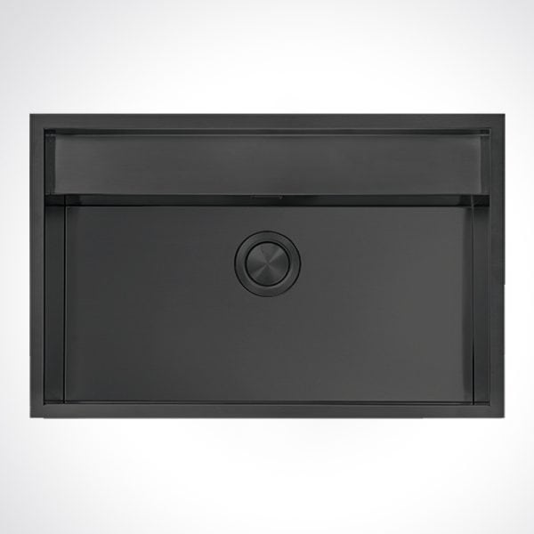 CM MK7549ANB Single Bowl Black 750 X 500 cm Stainless Steel Sink