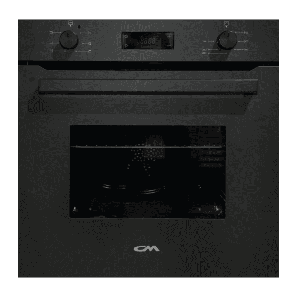CM Napoli Matte Black Built-in Electric Oven Glass 80L