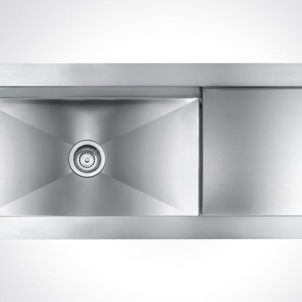 CM REVERS Stainless Steel Sink Satin Finish F3 Slim 116 X 50 cm