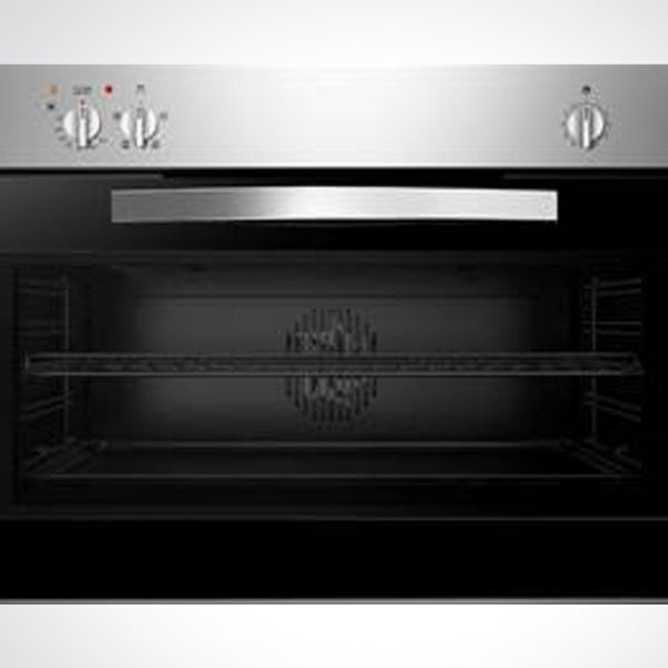 CM TIME F9 XL Built-In Electric Black Stainless Steel Oven 90cm