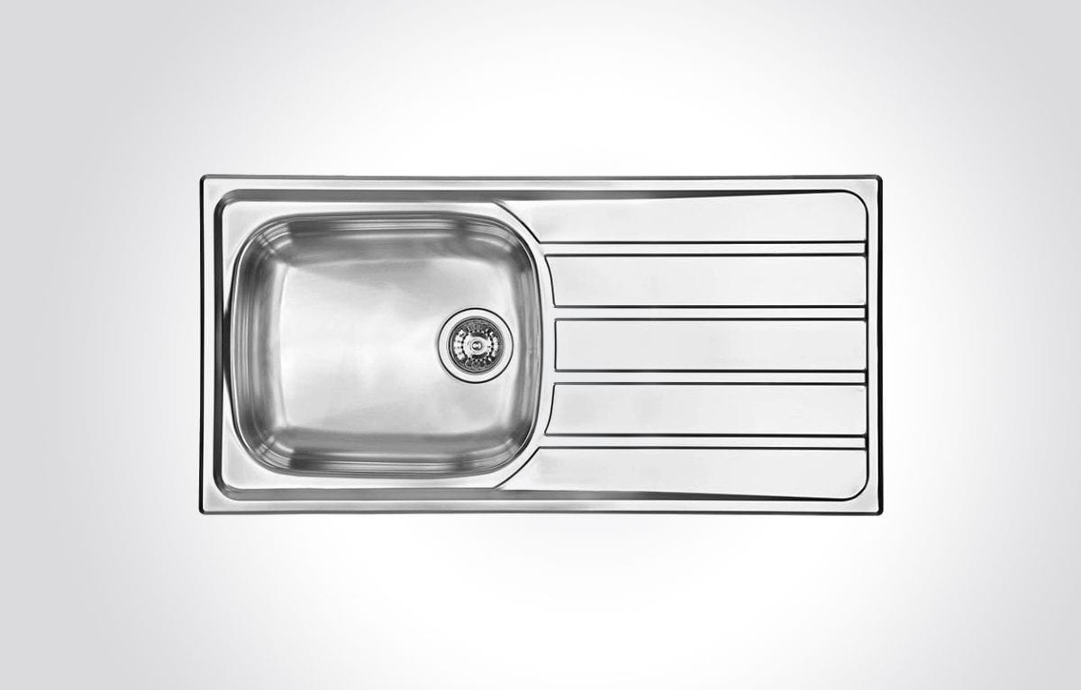 CM UNIVERSAL Single Bowl Sink Satin Finish F3 86 X 50 cm - Image 1