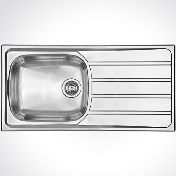 CM UNIVERSAL Single Bowl Stainless Steel Sink 100x50cm