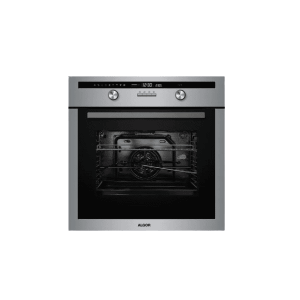 High-quality stainless steel built-in oven with digital controls and multiple cooking functions for modern kitchen use. Perfect for baking, roasting, and advanced cooking needs.