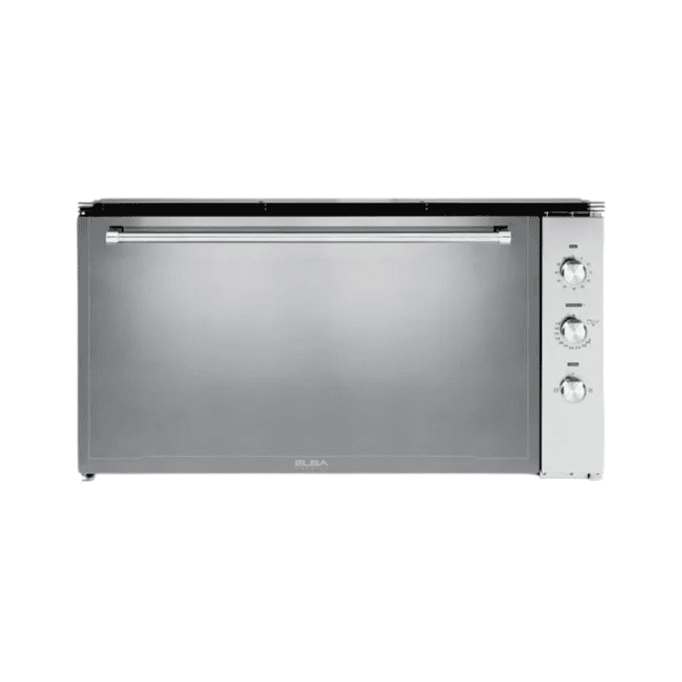 Stainless steel commercial pizza oven with temperature controls and adjustable settings, perfect for professional kitchens and bakers.
