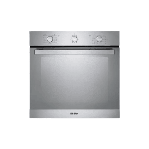 Stainless steel kitchen oven with control knobs, modern design, perfect for contemporary kitchens.