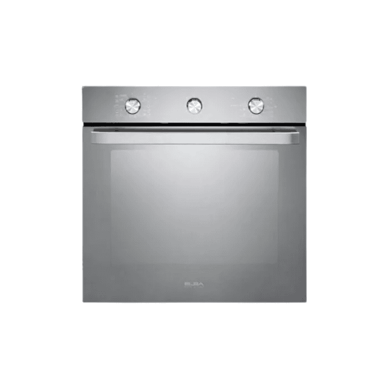 Stainless steel kitchen oven, modern appliance for cooking and baking, sleek design, durable construction, ideal for contemporary kitchens and home chefs.