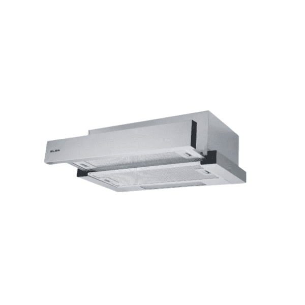 Stainless steel range hood with built-in LED lighting for modern kitchen ventilation and air purification. Ideal for wall-mounted kitchen range hood installations.
