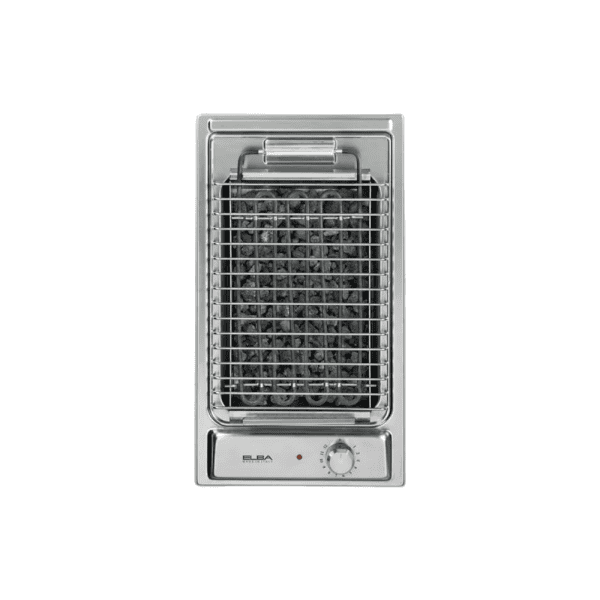 Stainless steel infrared patio heater with adjustable temperature control and safety features for outdoor heating. Perfect for patio, deck, and outdoor kitchen spaces.