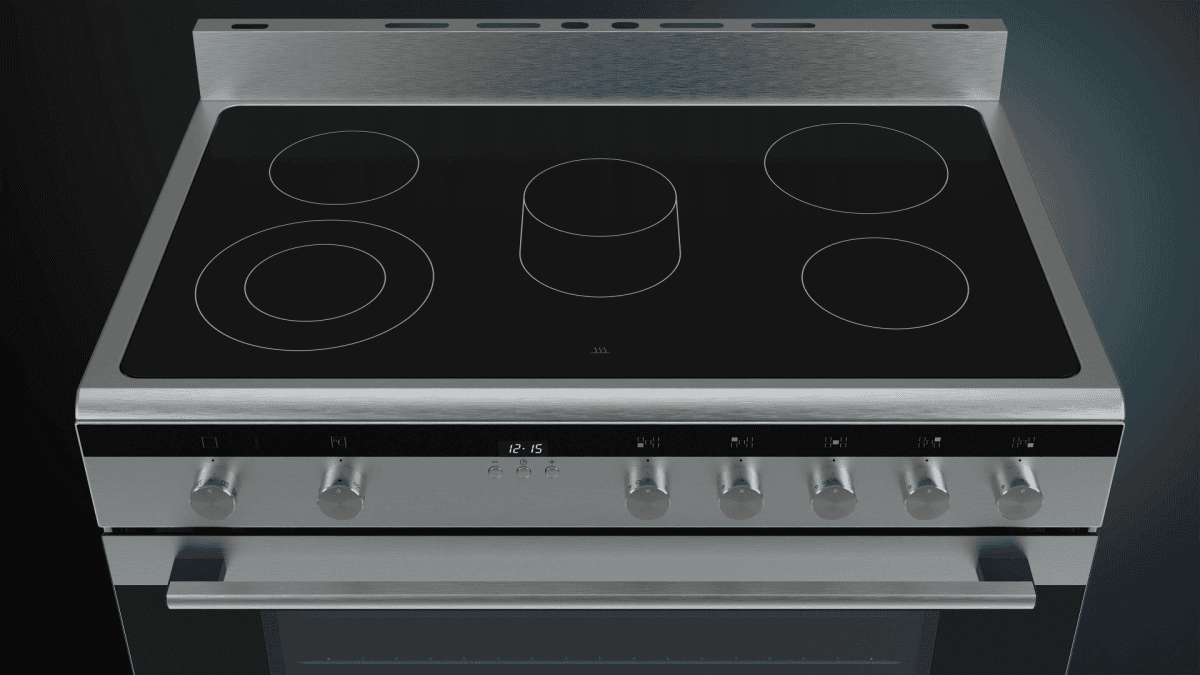 Siemens HK9K9V850M Free-standing Gas Cooker hob 90cm - Image 2