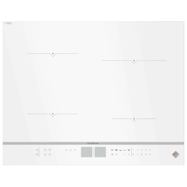 De Dietrich DPI7670W White Induction Hob 65cm