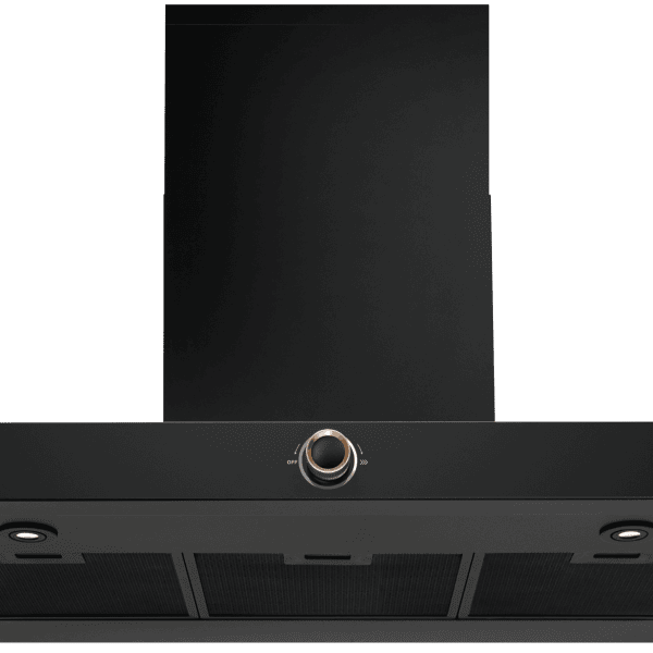 DE DIETRICH DHB2934B ABSOLUTE BLACK WALL MOUNT HOOD 90cm
