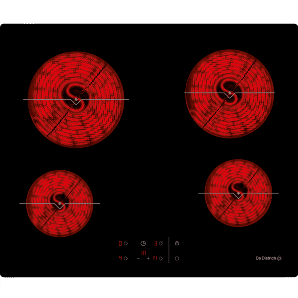 De Dietrich DPV7650B Vitroceramic Hob 65cm