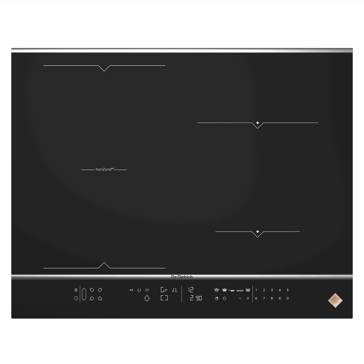 De Dietrich DPI7686XS Horizone Play Induction Hob 65cm - Image 1