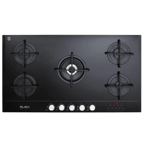 ELBA ELIO 95 G-Matik Built-In Gas On Glass Hob 90cm