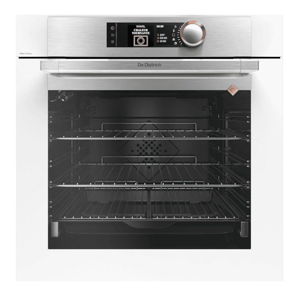De Dietrich DOP8574W White Multifunction Plus Pyrolysis Perfect Sensor Oven - Image 1