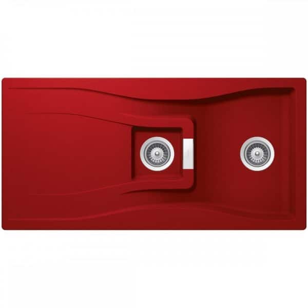Schock Waterfall D150 Rouge Red - 1.5 Bowl Granite Sink