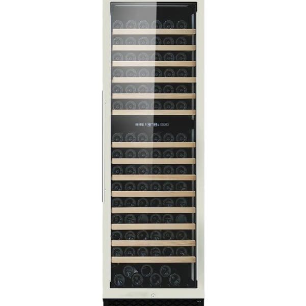Wine cooler with 194-bottle capacity, freestanding design, and 60cm width for optimal wine storage.
