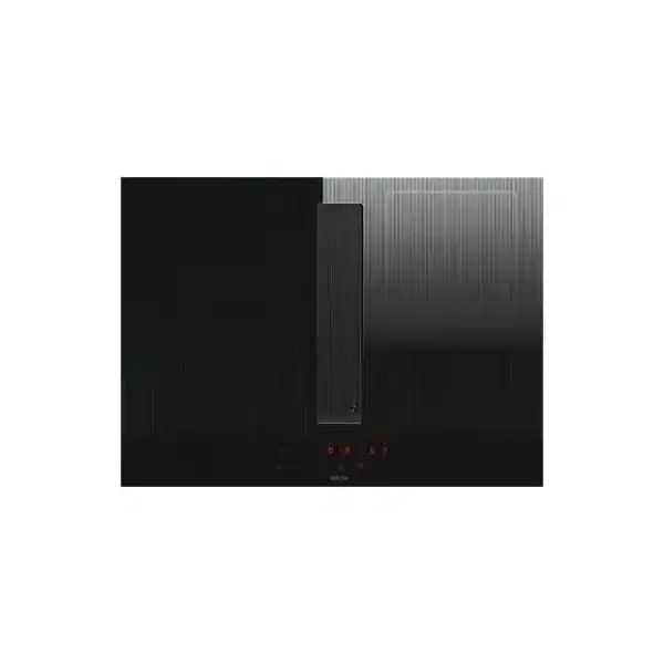 Sleek black induction cooktop with digital controls, ideal for modern kitchens and efficient cooking.