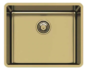 Foster 2155 859 KE Single Bowl Undermount Gold Sink 54 x 44cm