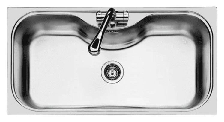 Foster 1555 600 Uragano Single Bowl Standard Built-In Stainless Steel Sink 97 x 50cm