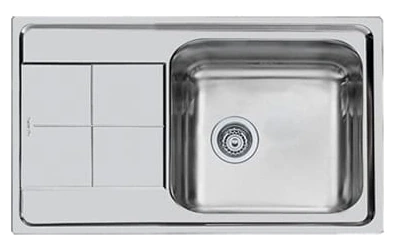 Foster 2180 060 Single Bowl Standard Built-In Stainless Steel Sink 86 x 50cm