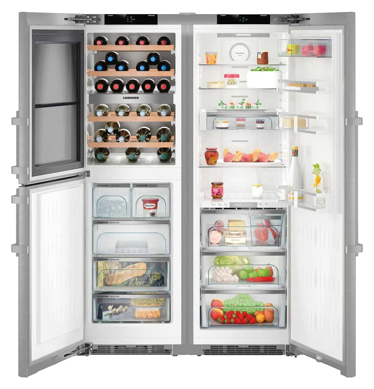 Liebherr SBSes 8496 PremiumPlus BioFresh NoFrost Free Standing