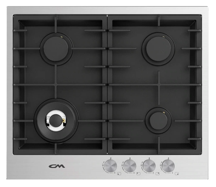CM TWIN 60 4B INOX Stainless Steel Hob 60cm
