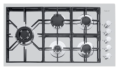 FOSTER 92cm Brushed Stainless Steel Gas Hob