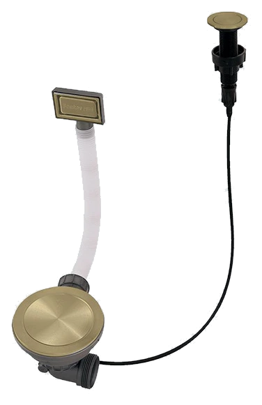 Foster 8407 121 Space Push Gold Automatic Waste Fitting Ø35mm