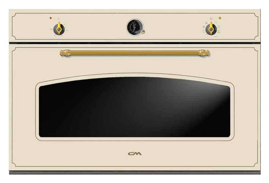 CM F9 XL COUNTRY IVORY 90cm Built-In Electric Oven 120L