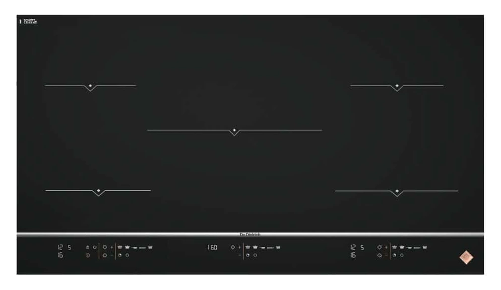 De Dietrich DPI7876X Absolute Black Induction Hob 80cm