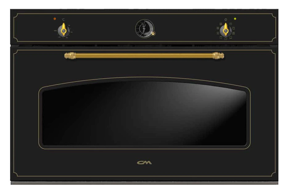 CM F9 XL COUNTRY BLACK 90cm Built-In Electric Oven 120L