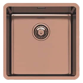 Foster 2156 858 KE Single Bowl Undermount Copper Sink 44 x 44cm