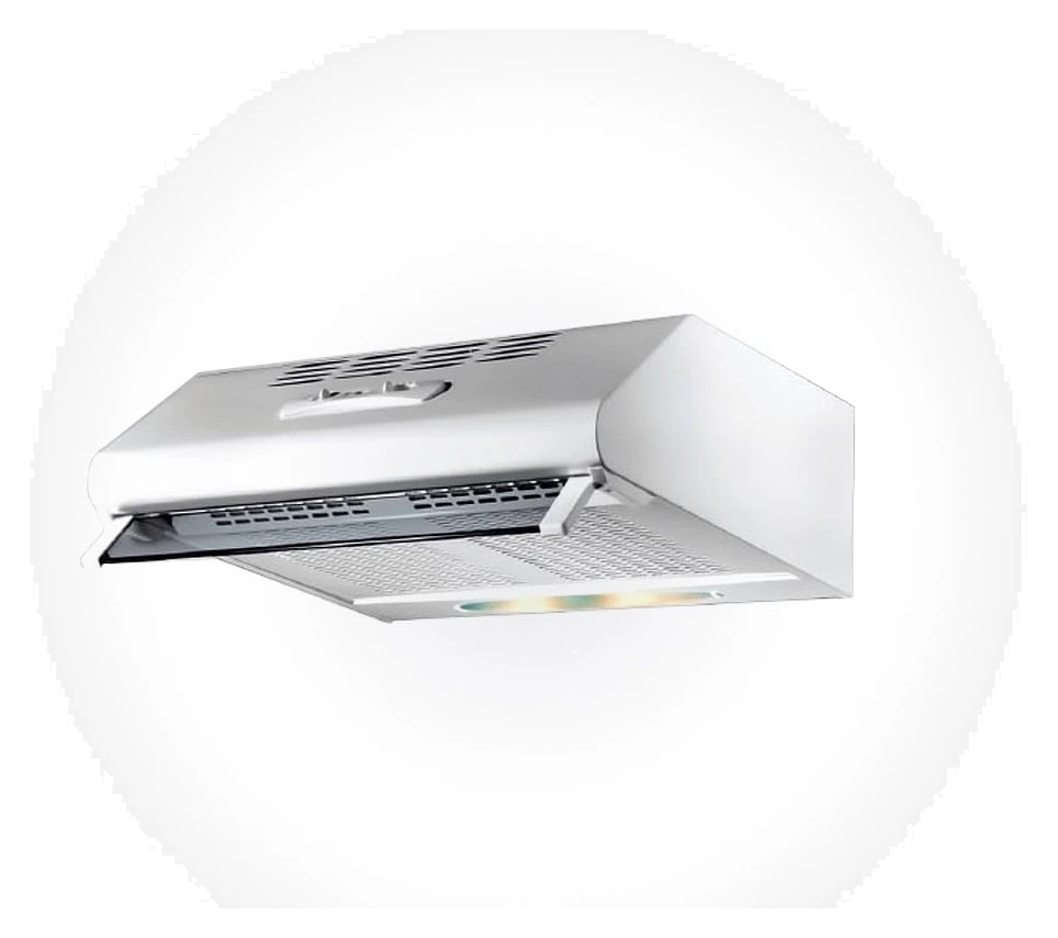 CM C3 Undercabinet White Slider Control Hood 60cm