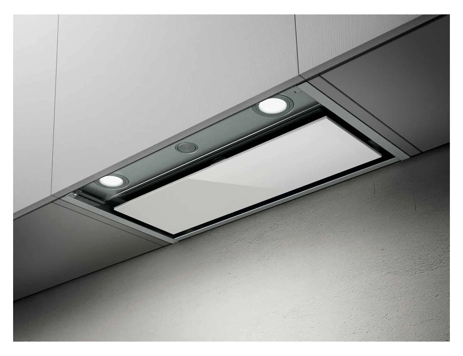 Elica Box In Plus Built in Stainless Steel+Glass Cooker Hood