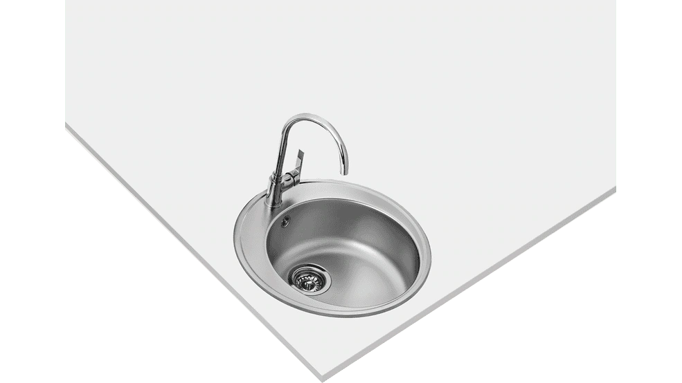 TEKA EASY Starbright 45 E-XN 1B ORB Inset sink with matt finish in 45cm