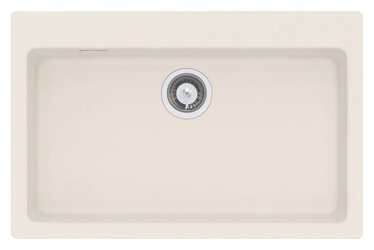 ELITE CS7249 Single Bowl Beige Topmount Granite Sink 72×49 cm