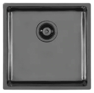 Foster 2156 856 KE single bowl Gun Metal stainless steel sink