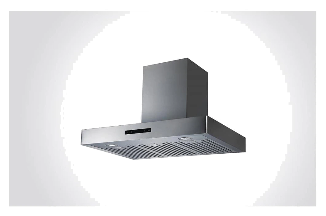 CM ISOLA EAGLE ISLAND 1000 Stainless Steel Touch Control Chimney Hood 90cm