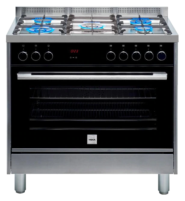 TEKA MAESTRO FS3FF L90 GG S/S Free Standing Cooker Gas Hob + Gas Oven – 90cm