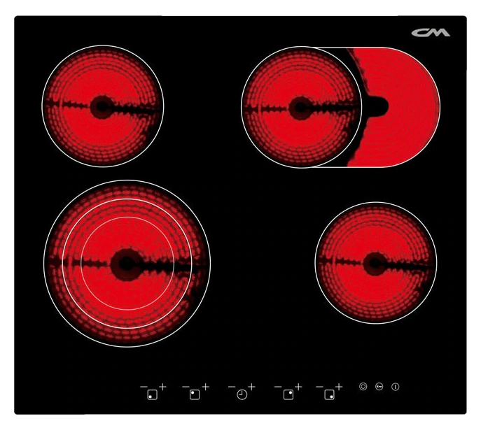 CM DREAM 60 Vetroceramic Hob Black 60cm