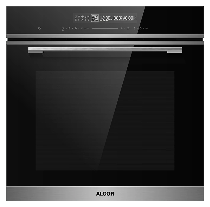 Algor AG7130OVBKS Built In Electric Oven 60cm in black and stainless steel
