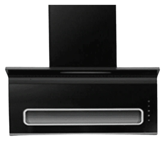 CM JADE NERO Wall-Mounted Touch Control Chimney Hood 90cm