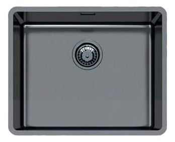 Foster 2155 856 KE Single Bowl Undermount Gun Metal Sink 54 x 44cm
